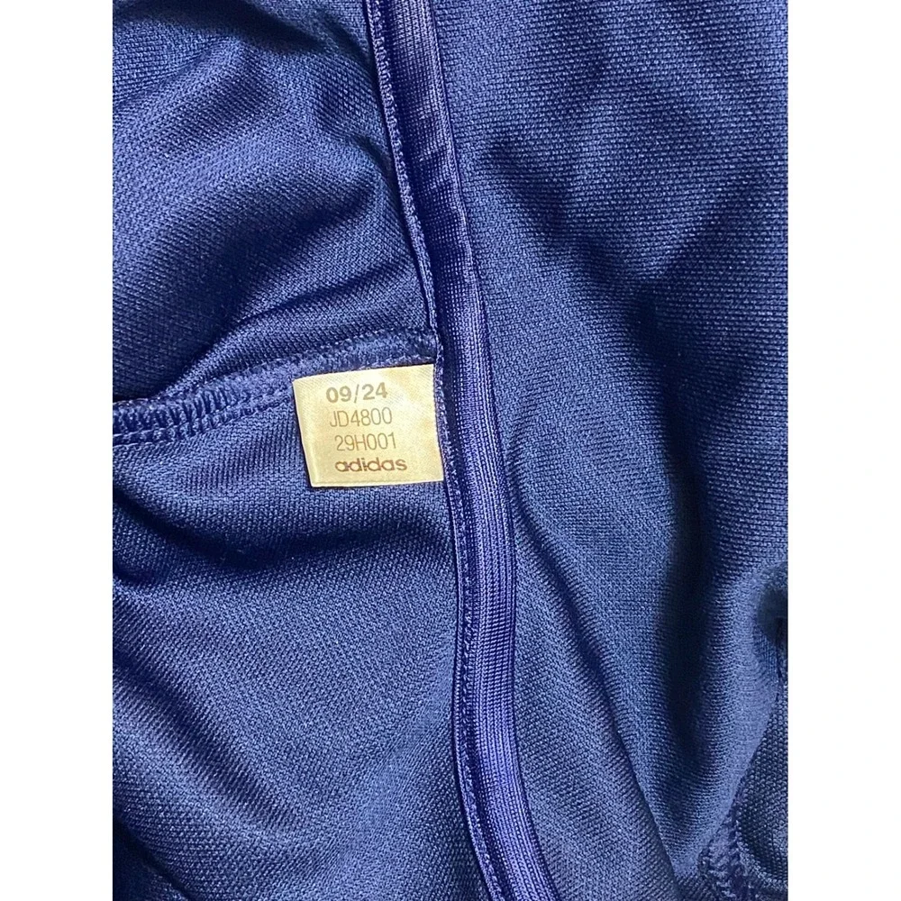 Adidas JD4800 Kids Soccer Track Top Jacket Navy White Aeroready Size M‎